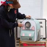 Balo du lịch SONICE Cat Paw Size 40x34x23cm - Màu xanh ngọc - Phi hành gia, kèm túi phụ cao cấp Petmall