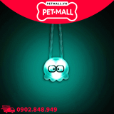 Phụ kiện FOFOS mặt dây LED trang trí vòng cổ cho thú chưng Laroo-LED Octopus pendant battery - Màu xanh dương Petmall