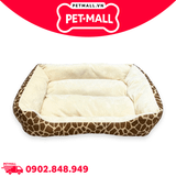 Nệm SONICE hoạ tiết da báo Square Bed Size 45 x 55cm Petmall