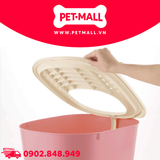 Nhà vệ sinh mèo Sonice Lapule N1 - 40 x 51 x 38 cm - Hồng  | Tặng Kèm Xẻng Petmall