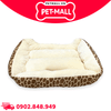 Nệm SONICE hoạ tiết da báo Square Bed Size 45 x 55cm Petmall