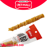 Treats gặm Tellme Cow Skin Bone size 21cm M.1 - 30g - Da bò thật Petmall