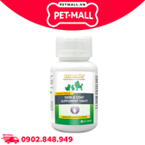Viên nhai Natural Pet Skin & Coat Supplement Tablet 60 viên - Dưỡng da và lông cho thú cưng Petmall