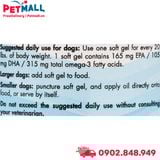 Dầu cá Nordic Naturals Omega-3 Pet Soft Gels Supplement for Dogs 90 viên - Viên uống hỗ trợ dưỡng da lông, mắt và tim mạch Petmall