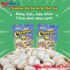 Xương nơ DoggyMan Chewell Mini 210g - 22 cây - Da bò kẹp thịt gà Petmall