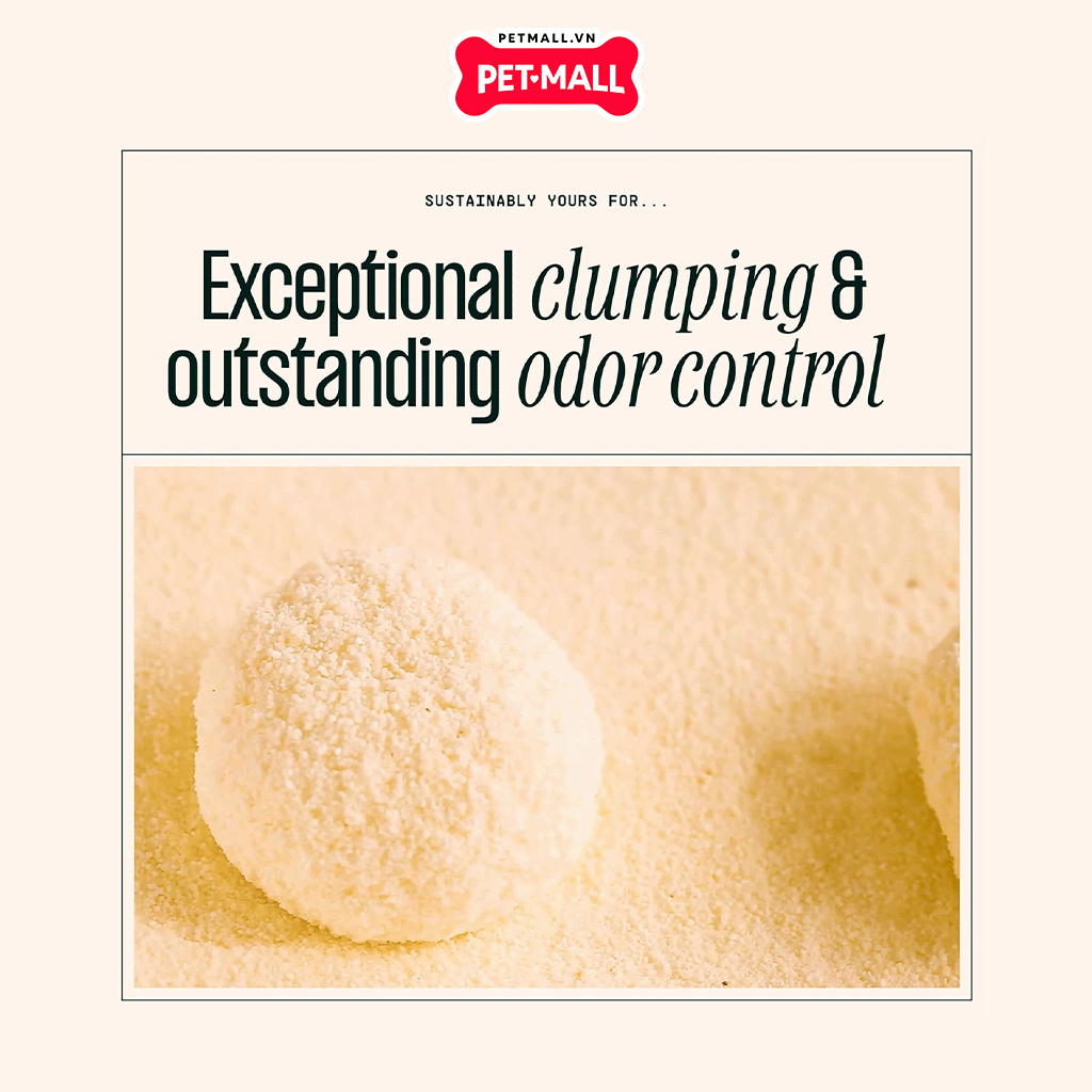 5.9KG - Cát vệ sinh hữu cơ hạt mix Petfive Sustainably Yours Petmall