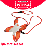 Set dây dắt + yếm SONICE Rope dog leash + harness size 20kg M2 - Đỏ Petmall