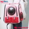 Balo du lich SONICE UFO Size 40x35x27cm - Màu hồng - Phi hành gia, kèm túi phụ cao cấp Petmall