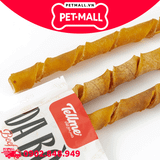 Treats gặm Tellme Cow Skin Bone size 20cm M.3 - 90g - Da bò thật Petmall