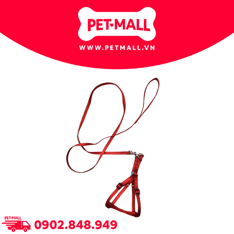 Set dây dắt + yếm SONICE Mix Collar Extra Small Size - Cho mèo < 5kg Petmall