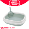 Khay vệ sinh mèo SONICE mini cat toilet size 40 x 33 x 11 cm Petmall