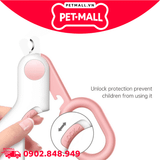 Kềm cắt móng Pet Gravity LED mini Nail clipper - Màu xanh dương Petmall