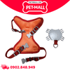 Set dây dắt + yếm SONICE Rope dog leash + harness size 20kg M1 - Đỏ Petmall