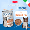 Combo 6 Lon 400G - Pate MONGE Fresh vị Gà Tây và Rau Petmall