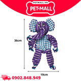 Đồ chơi KONG Floppy Elephant Knots Toys Medium/Large Size - Con voi dây thừng Petmall