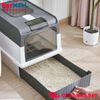Nhà vệ sinh SONICE LED Luxury Cat Litter Box Size 47x37x35cm - Kèm đèn Led cao cấp Petmall
