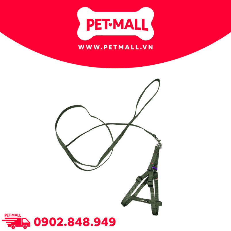 Set dây dắt + yếm SONICE Mix Collar Extra Small Size - Cho mèo < 5kg Petmall