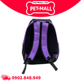 Balo thú cưng Wallet Pet Cute size 33 x 17 x 43 cm - Tím Petmall