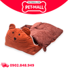 Nệm SONICE Big Bear Pet bed hình gấu size L - 45 x 55 x 14 cm | Màu cam Petmall