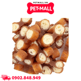 Treats gà Doggyman 90g - Thịt gà cuộn bánh rau củ Petmall