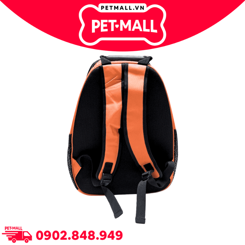 Balo thú cưng Wallet Pet Cute size 33 x 17 x 43 cm - Cam Petmall