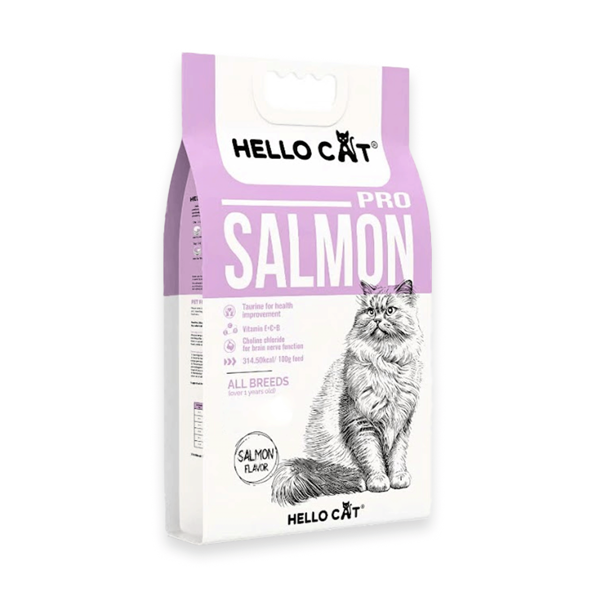 10KG - Thức ăn mèo HelloCat Pro All Breeds Salmon Flavour - Vị cá hồi Petmall