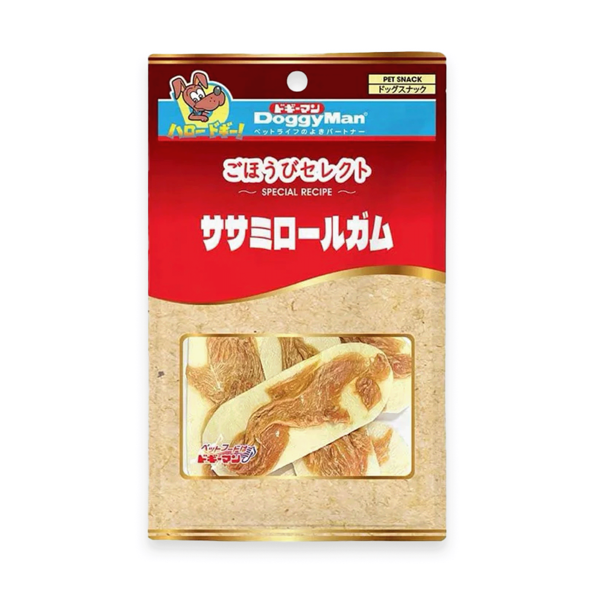 Bánh da bò phủ thịt gà DoggyMan - 6 miếng Petmall