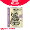 Combo 12 Lon 400G - Pate mèo HelloCat Premium ADULT in Jelly - Mix Vị Petmall