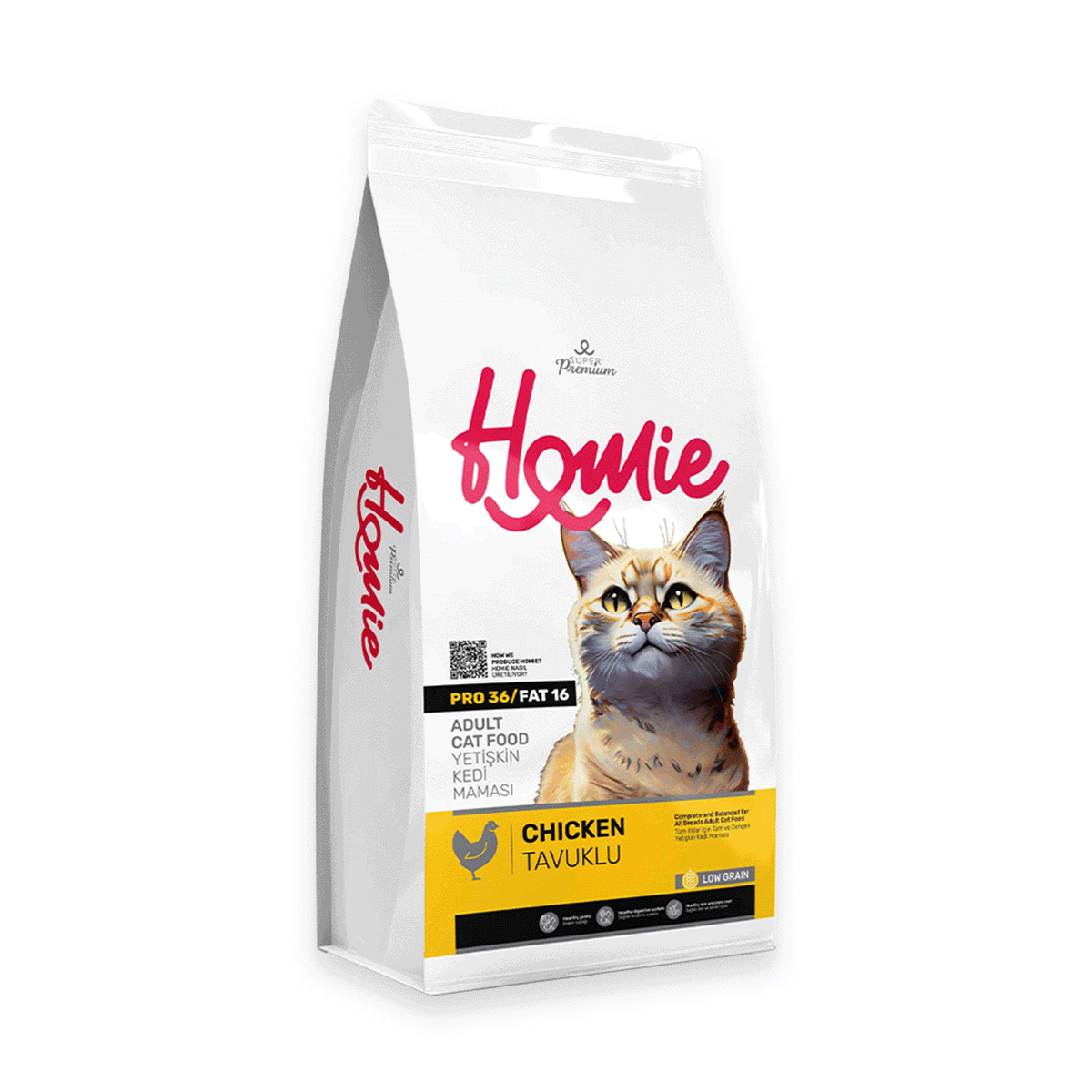 12KG - Thức ăn mèo Homie Adult Cat - Chicken - Mèo lớn vị gà Petmall