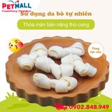 Xương nơ da bò DoggyMan 2 cây lớn - Sạch răng, giảm stress Petmall