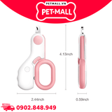 Kềm cắt móng Pet Gravity LED mini Nail clipper - Màu xanh dương Petmall