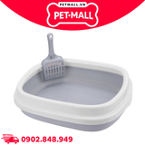 Khay vệ sinh mèo SONICE mini cat toilet size 40 x 33 x 11 cm Petmall