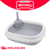 Khay vệ sinh mèo SONICE mini cat toilet size 40 x 33 x 11 cm Petmall