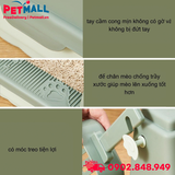 Khay vệ sinh SONICE High Sided Cat Litter Boxes Size S - 38x29x23cm - Chống văng cát Petmall