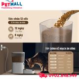 Máy cho ăn tự động Oneisall Automatic Pet Feeder with APP control PFD-001 Pro - 3.5L Petmall