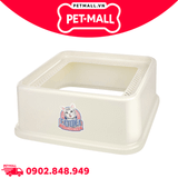 Khay vệ sinh mèo vuông CATIDEA Top Entry Size XL - 44x44x25cm Petmall