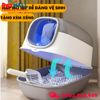 Nhà vệ sinh SONICE LED Cat Litter Box Size 50x35x35cm - 2 cửa, kèm đèn Led cao cấp Petmall