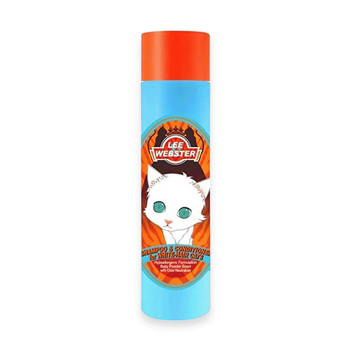 Sữa tắm và xả Lee & Webster Shampoo and Conditioner for White-hair cats 280g - Cho mèo lông lông trắng Petmall