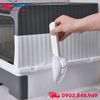 Nhà vệ sinh SONICE LED Luxury Cat Litter Box Size 47x37x35cm - Kèm đèn Led cao cấp Petmall