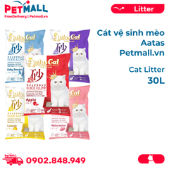 Cát vệ sinh mèo Aatas Bentonite Cat Liter - 30L Petmall