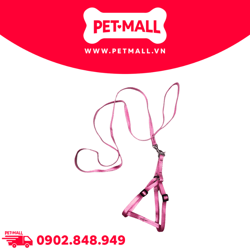 Set dây dắt + yếm SONICE Mix Collar Extra Small Size - Cho mèo < 5kg Petmall