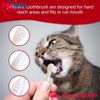 Bộ kem đánh răng và bàn chải Bioline Dental Hygiene Set Cheese Flavor for Cats 50g - Kem đánh vị phô mai, dành cho Mèo Petmall