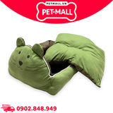 Nệm SONICE Big Bear Pet bed hình gấu size L - 45 x 55 x 14 cm | Màu xanh bơ Petmall