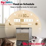 Máy cho ăn tự động Oneisall Smart Pet Feeder with 5G WiFi PFD-002 Pro - 5L Petmall