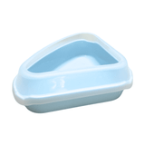 Khay vệ sinh mèo SONICE hình tam giác Triangle Cat Litter pan Size 54 x 40 x 10 cm - Kèm xẻng Petmall