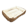 Nệm SONICE hoạ tiết da báo Square Bed Size 45 x 55cm Petmall