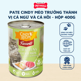 Combo 12 Lon 400G - Pate mèo Cindys Recipe Dành cho MÈO TRƯỞNG THÀNH - Mix vị Petmall