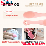 Bộ dung dịch vệ sinh cằm Jungle Monster SSOK Blackhead Kit for Cat 100ml - Kèm bàn chải silicon , dành cho mèo Petmall