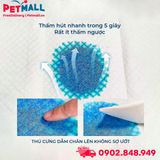 Tấm lót vệ sinh HoneyCare Potty Deluxe Size M | 45x60cm - 46 tấm - Hương Lavender, hỗ trợ huấn luyện Pee Pads Petmall