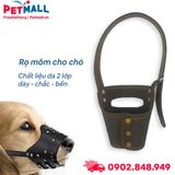 Rọ mõm da SONICE Real Leather Muzzle - Màu đen Petmall